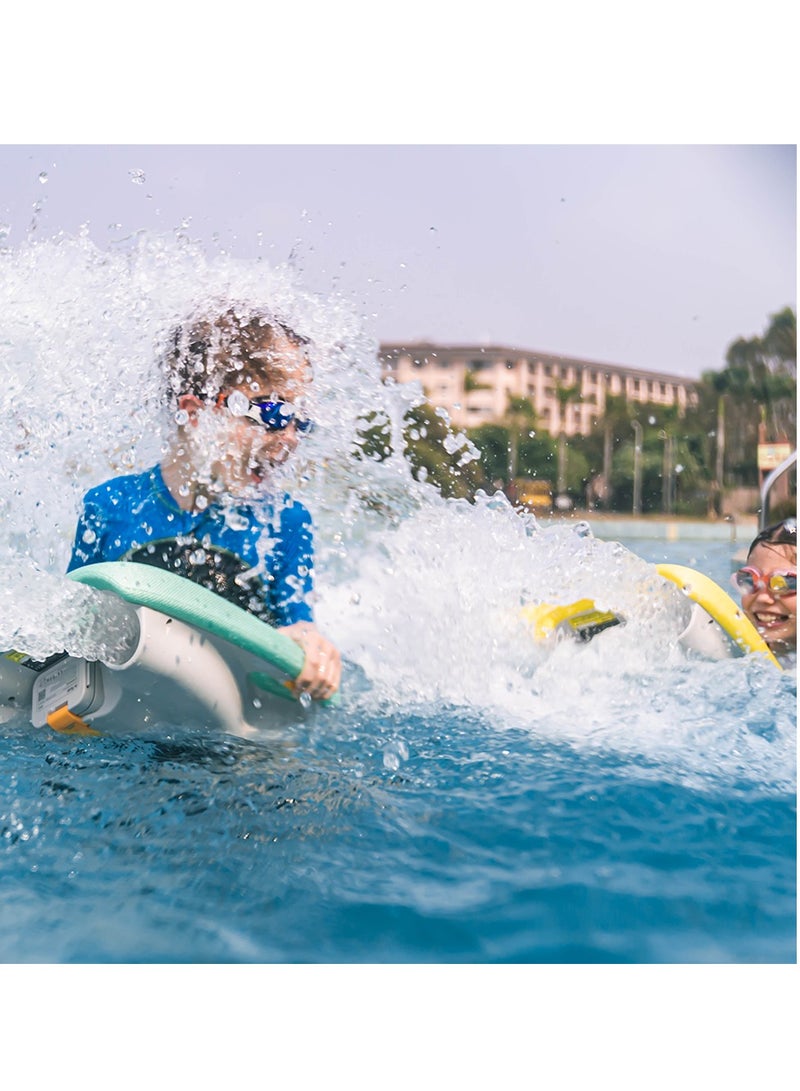 Crony Swimming Float Kickboard for Adults and Kids, Swimming Pool Training Aid, Water Exercise Equipment for Swim Lessons, Aqua Fitness, Water Aerobics, Leisure Swimming, Buoyancy Support Kick Board, Ergonomic Design Floating Board for Beginners, Durable Lightweight  Pool Toy Swim Trainer,Blue - Image 4