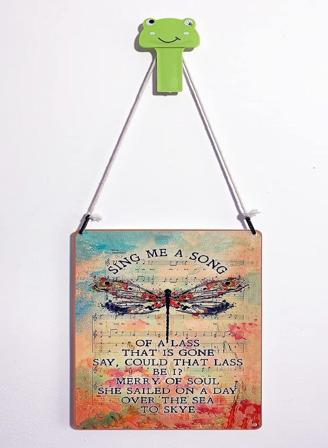 Bestylez Home Office Kitchen Sign Outlander decor Gifts For Women Girls Mom - Sing Me a Song of a Lass, 12 x 8 Inch (519) - Image 3