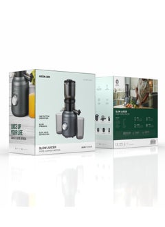 GREEN LION Slow Juicer Pure Copper Motor 250W / Automatic Separation of Slag and Juice / Low-speed DC Motor / Low Noise / 99% High Juice Yield - Black  - Image 4