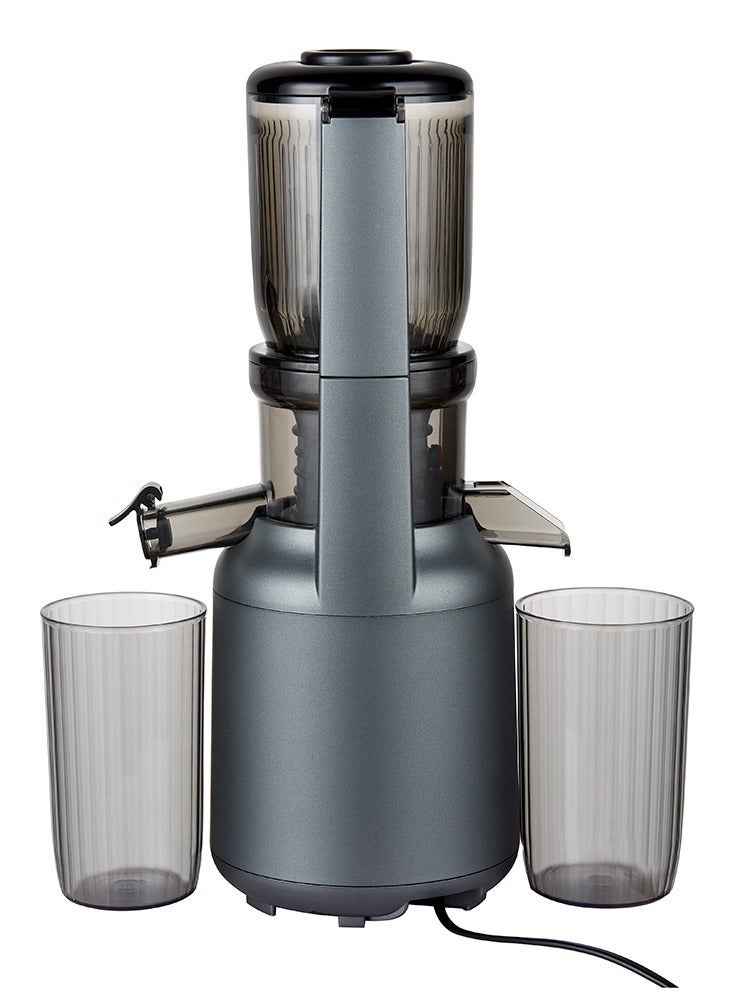 GREEN LION Slow Juicer, 250W Pure Copper Motor, Wide Chute, High Juice Yield, Automatic Separation of Slag and Juice, Slow Masticating Juicer for Vegetables & Fruits, low Noise Juice Extractor, 99% High Juice Yield - Black - Image 2