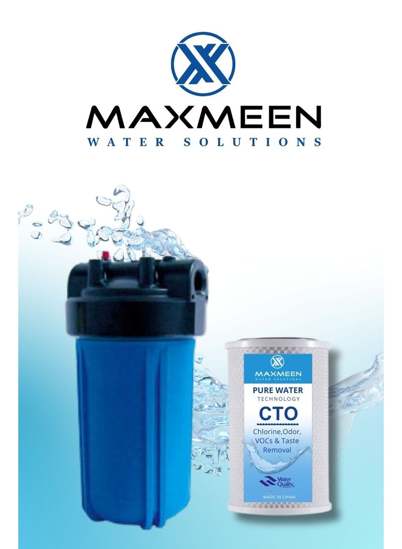 ماكسمين غيار فلتر مياه كربون 10 بوصة جامبو –  ماكسمين – لإزالة الكلور والروائح - Image 3
