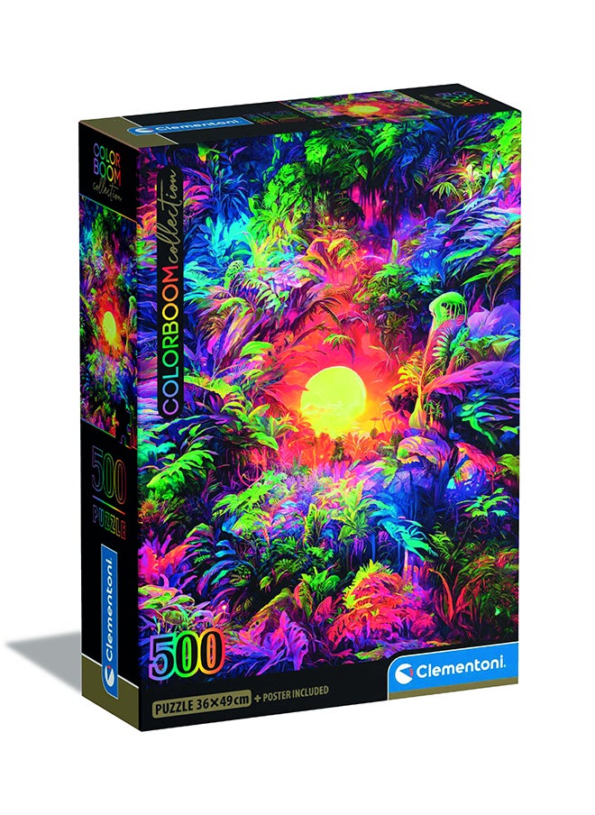 Clementoni Clementoni Puzzle Psychedelic Colorboom 500pcs  - Image 1