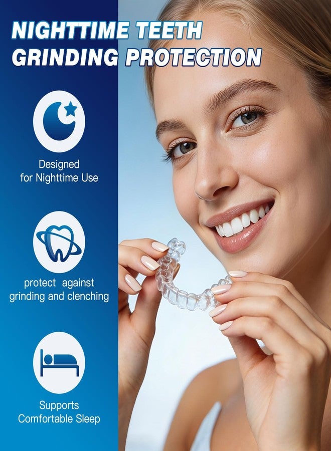 Litlcutie Anti Grinding Guard, Night Guard for Grinding Teeth at Night, Mouth Guard for Sleeping, 2 Sizes (4 Pack,Transparent - Image 5