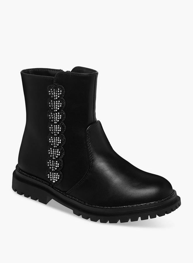 سيليست بوت بناتي عالي مزخرف - Image 1