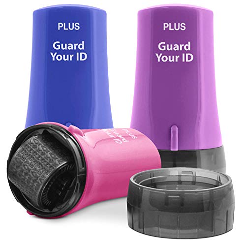 Plus Guard Your ID Identity Theft Prevention Stamp Advanced Roller Combo Pack, 60169 - Image 1