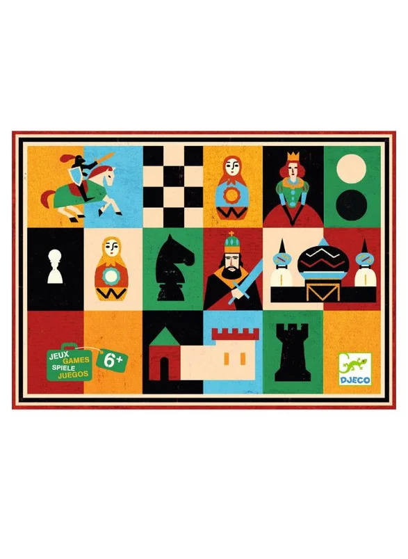 DJECO Chess and Draughts Game