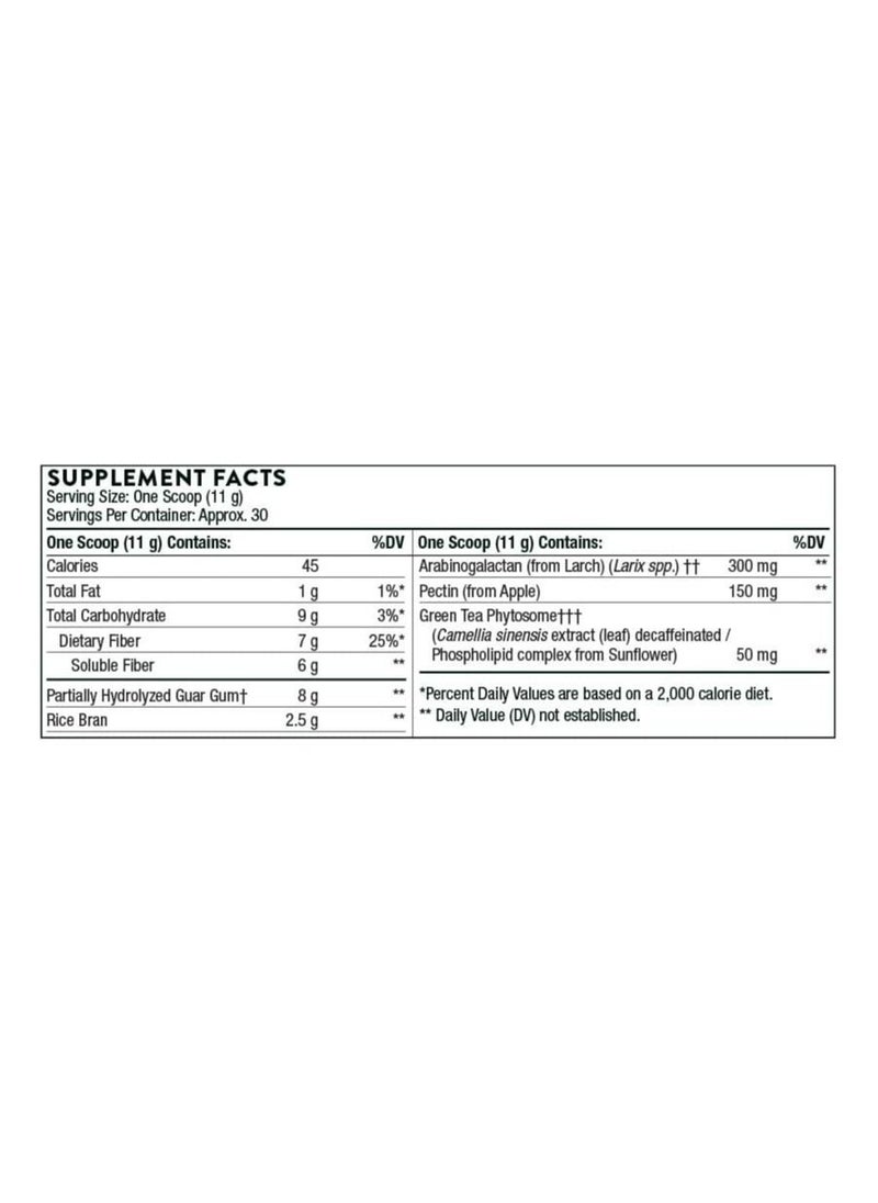 Thorne - Fibermend- Prebiotic Fiber Powder To Help Maintain Regularity And Balanced Gi Flora- 11.6 Oz - Image 1