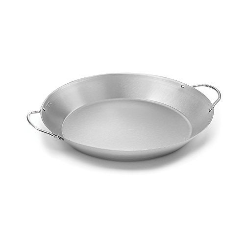 Outset Grill Paella Pan, Stainless Steel BBQ Pan With Handles - Image 4