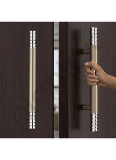 plantex Plantex Door Handle/Stainless Steel 14 inch Main Door Handle/Pull-Push Handle for Home/Office/Hotel - Pack of 2 (Satin White) - 3 Years Warranty  - Image 1