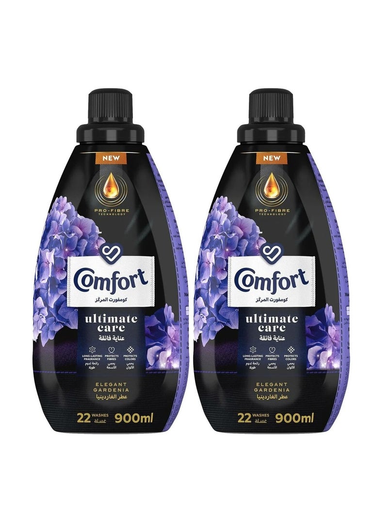 كمفورت ألتيميت كير – منعم الأقمشة المركز الأنيق جاردينيا 900 مل عبوة من 2