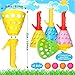 Jerify 30 Pcs Launch and Catch Ball Game with 12 Catch Launcher Baskets and 18 Balls Outdoor Indoor Games Activities for Kids Birthday Party Favors Gifts Beach Sport 6 7 8 10 12 Years Old Kids and Adults - Image 4