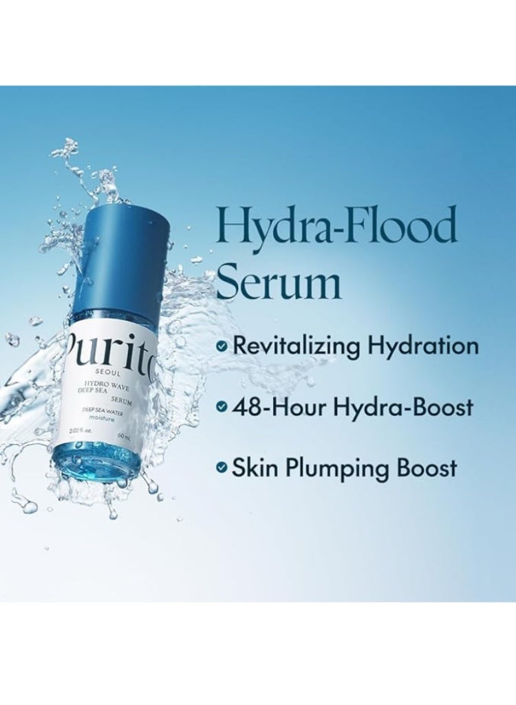 بوريتو جفاف وبشرة باهتة – سيروم PURITO Hydro Wave Deep Sea للترطيب العميق وتعزيز الإشراق - Image 4