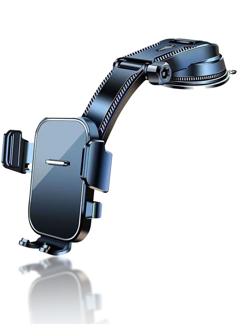 HEROCKX Car Mobile Holder Ultra-stable Car Holder with Strong Suction Cup Suitable for Dashboard/Windshield/Air Vent, 4.5-7.2 Inch Smartphones, iPhone 16/15 Series, Galaxy S24 S23, Xiaomi, Black - Image 1