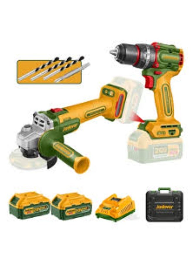 جاديفر  طقم كومبو براشليس 20 فولت – شنيور دقاق بعزم 62 نيوتن - Image 1