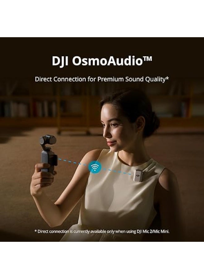 أوسمو Osmo Pocket 3 Standard Vlogging Camera with 1'' CMOS & 4K/120fps Video, 3-Axis Stabilization, Fast Focusing, Face/Object Tracking, 2" Rotatable Touchscreen - Image 4
