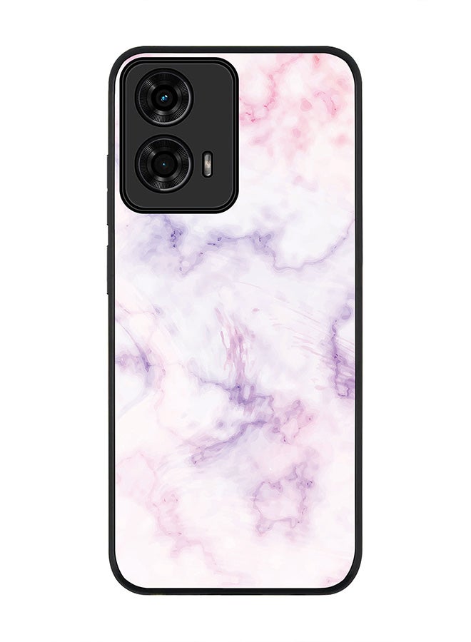 Stylizedd For Motorola Moto G04 / G04s Case,Slim fit Camera Protection, Shockproof Thin Phone cover - Marble Print Cotton Candy - Image 1