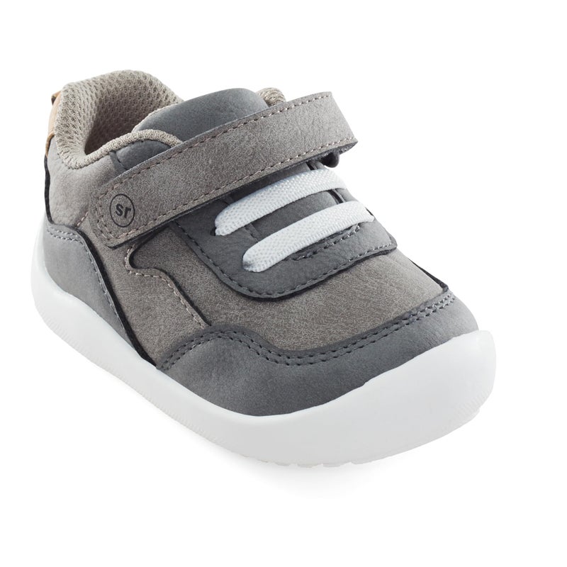 Stride Rite 360 Boys Nick Sneaker, Grey, 3 Infant - Image 1