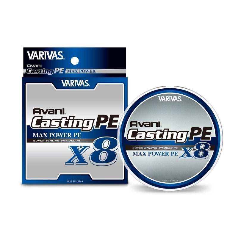 VARIVAS Avani Casting PE Max Power Fishing Line, 8-Strand Braided PE Line, 300m Length, High Strength Tournament Grade, for Casting - Image 1