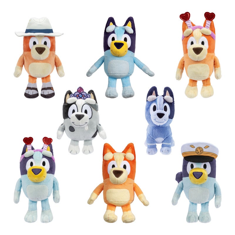 BLUEY دمى بلوي S12 الناعمة مجموعة 9 قطع - Image 1