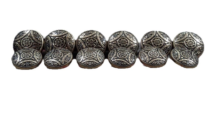 Generic Brass Coat & Sherwani Buttons(12 Pcs) - Image 1