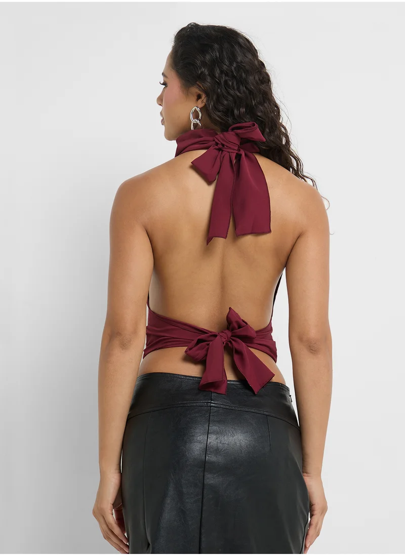 Ginger Halter Neck Top