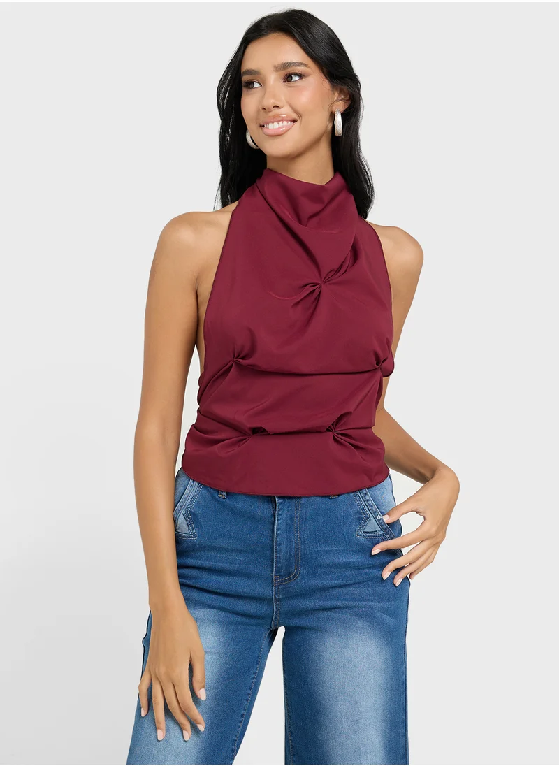 Ginger Halter Neck Top