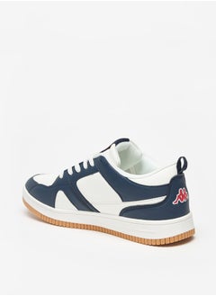 Kappa Men's Colourblock Sneakers with Lace-Up Closure  - Image 2