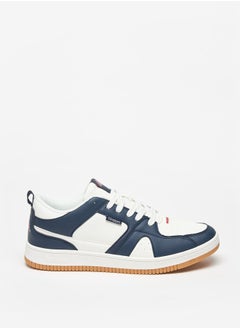 Kappa Men's Colourblock Sneakers with Lace-Up Closure  - Image 3