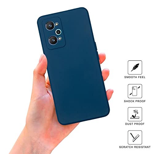 SPRIG Compatible with Realme GT 2 Phone TPU Basic Premium Back Cover Drop Tested Shock Proof Mobile Case for Men, Women, Boys and Girls with Camera Protection (Blue) - Image 2