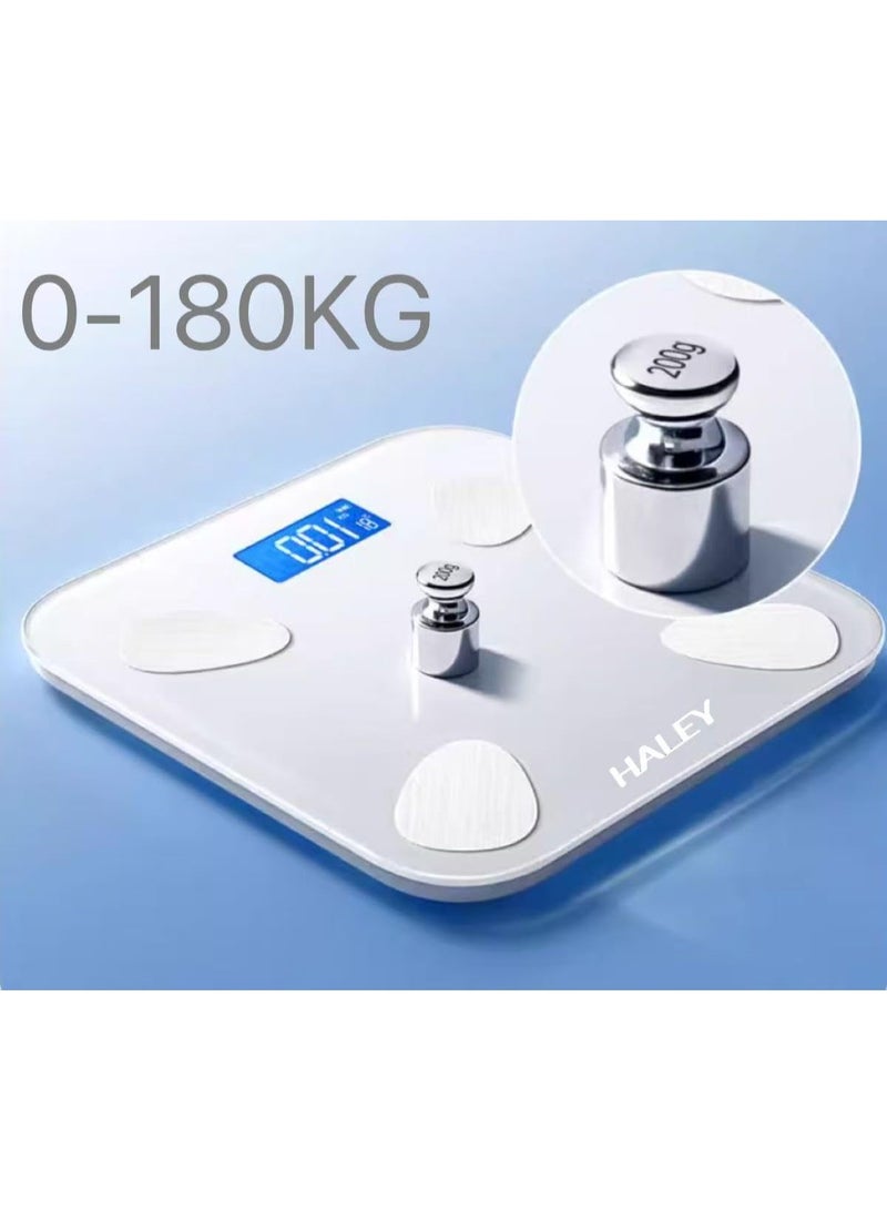 HALEY Weight Scale, 180 Kg Human body scale,LED Display,Tempered Glass,Body Fat Scale,Wireless Digital Bathroom Scale,2 Years Warranty. - Image 3