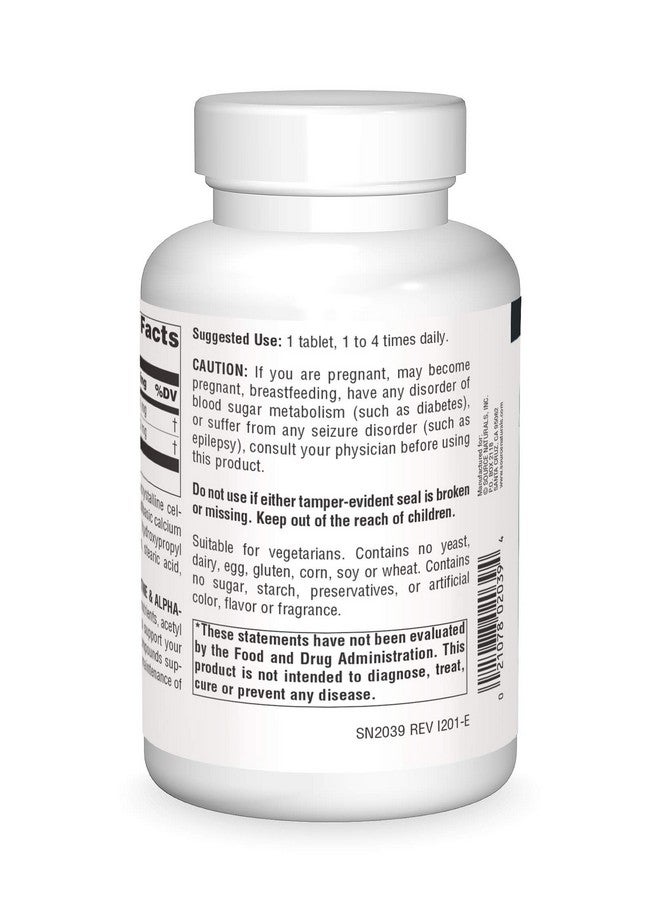 Source Naturals أسيتيل L كارنيتين وحمض ألفا ليبويك 650 ملغ 180 قرص - Image 3