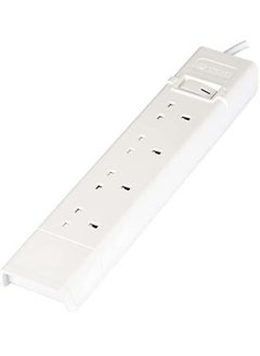 alfanar 4 Sockets 3meter Cord Extension 13A White  - Image 2