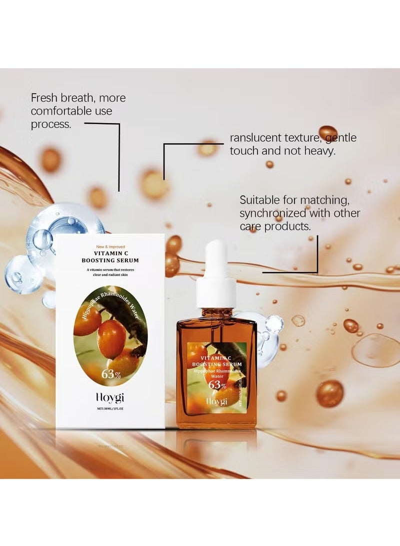 Hoygi Vitamin C Boosting Serum | Daily Facial Serum with TRANEXAMIC ACID for All Skin Types | Helps Remove Dark Spots & Uneven Skin Tone | Korean Vegan Skin Care (Vitamin C Boosting RENEWED) - Image 2