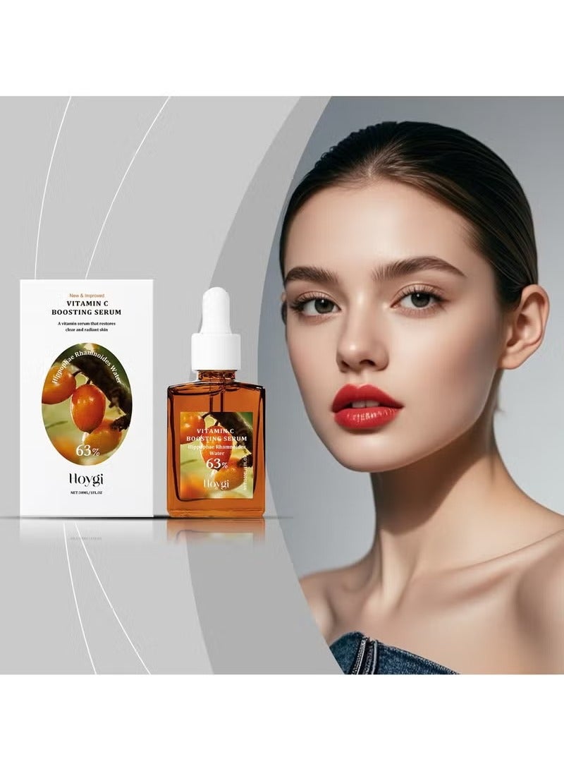 Hoygi Vitamin C Boosting Serum | Daily Facial Serum with TRANEXAMIC ACID for All Skin Types | Helps Remove Dark Spots & Uneven Skin Tone | Korean Vegan Skin Care (Vitamin C Boosting RENEWED) - Image 3