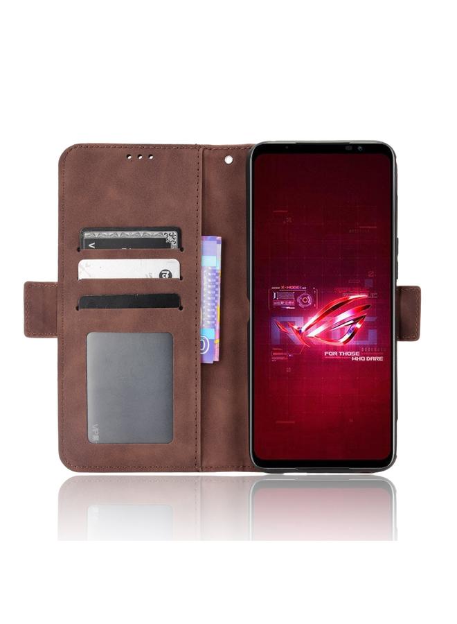 S-TOP Case For ASUS ROG Phone 6 / 6 Pro Skin Feel Calf Texture Card Slots Leather Phone Case - Image 3