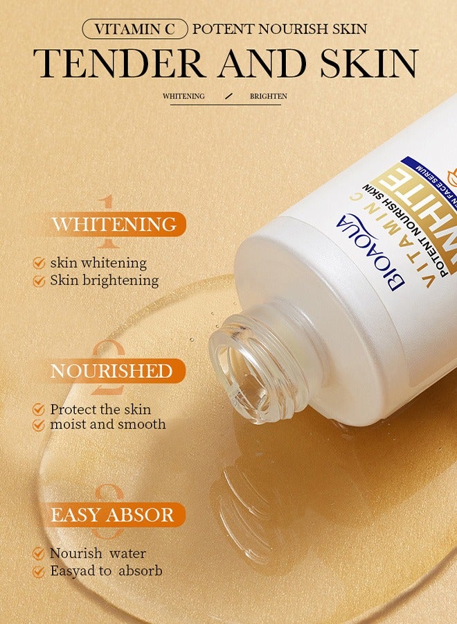 BIOAOUA Vitamin C Face Serum, Dark Spot Corrector and Antioxidant, for Glowing Skin Advanced Brightening And Protection - Image 3