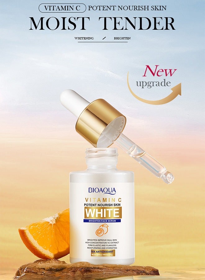 BIOAOUA Vitamin C Face Serum, Dark Spot Corrector and Antioxidant, for Glowing Skin Advanced Brightening And Protection - Image 2