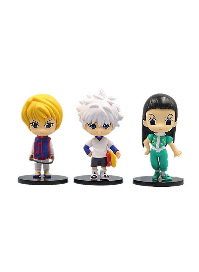 6pcs full-time hunter puppet doll model desktop ornaments Killua Cool Lapisso model toy decoration collection gifts  - Image 2