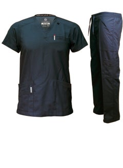 International Uniform L.L.C Premium V Neck Scrubs Medical Uniform Women and Man Scrubs Set Medical Scrubs Top and Pants  - Image 1