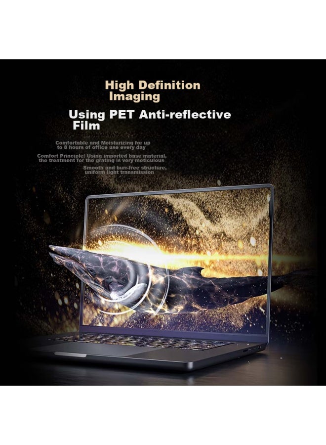 Llano Privacy Screen Protector For Apple Laptops, Gold Anti-glare Film For Macbook Pro/air, 13.3-inch Screen Magnetic Anti-peeping Film, Privacy Protection Film A2338 - Image 4