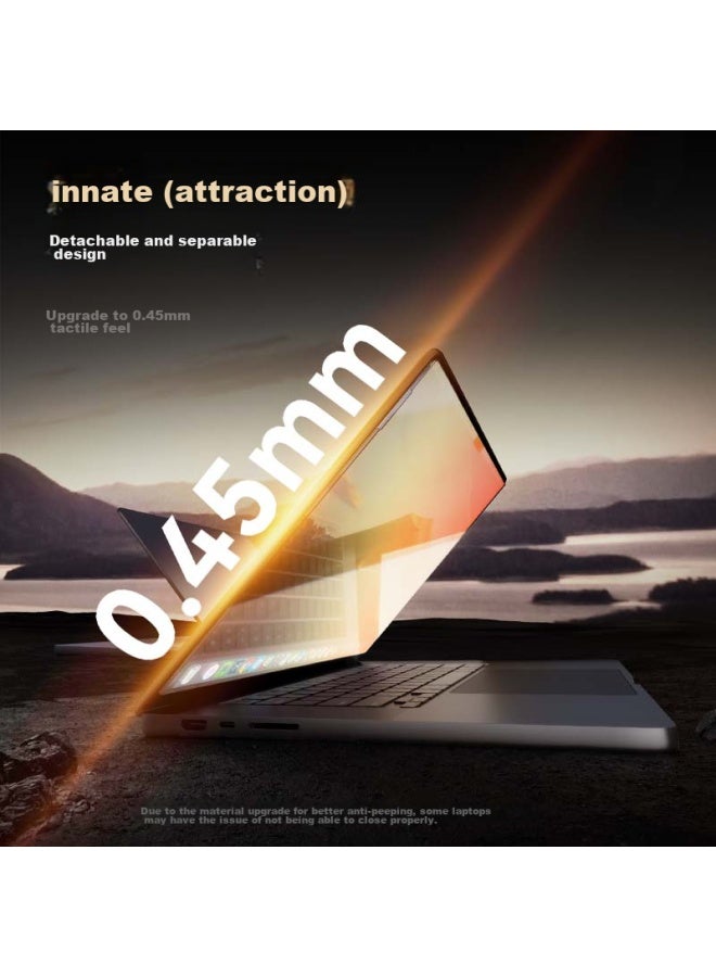 Llano Privacy Screen Protector For Apple Laptops, Gold Anti-glare Film For Macbook Pro/air, 13.3-inch Screen Magnetic Anti-peeping Film, Privacy Protection Film A2338 - Image 5