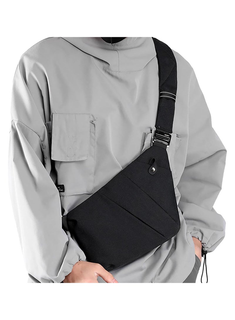 GGOOT Sling Crossbody Bag for Men | Sling Bag Crossbody Chest Bag Chest Sling Backpack | Portable Large Capacity Sling Crossbody Chest Bag for Travel Hiking Daily Use  - Image 1