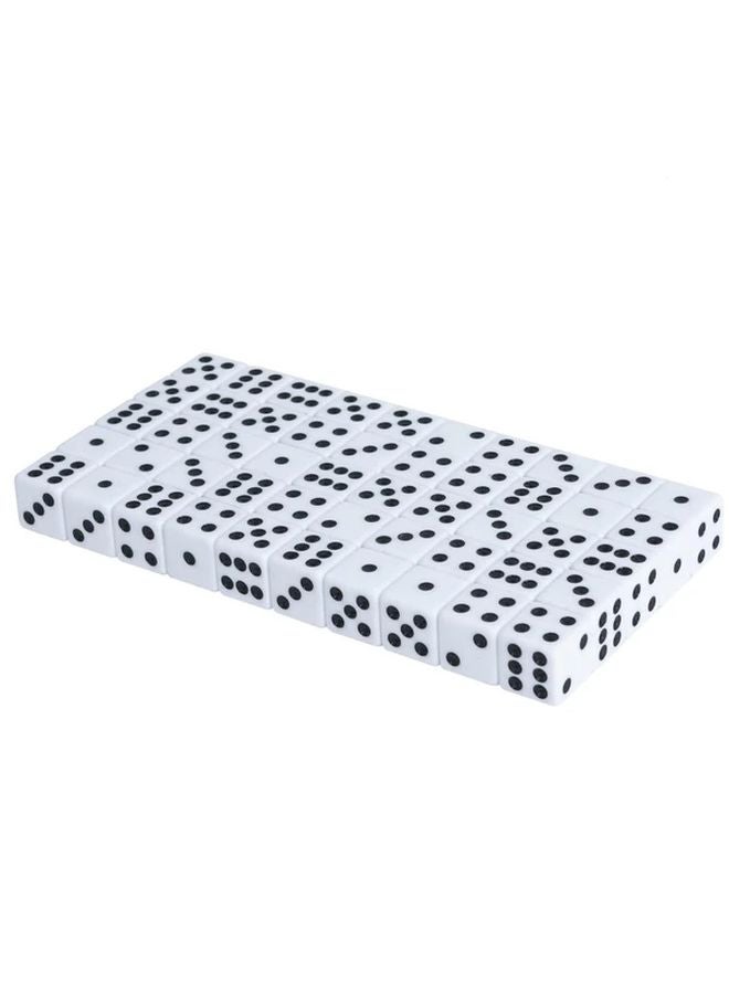 50 قطعة من مجموعة النرد البيضاء ذات 6 جوانب مقاس 10 مم لألعاب DND و MTG وحفلات هالوين هدايا - Image 5