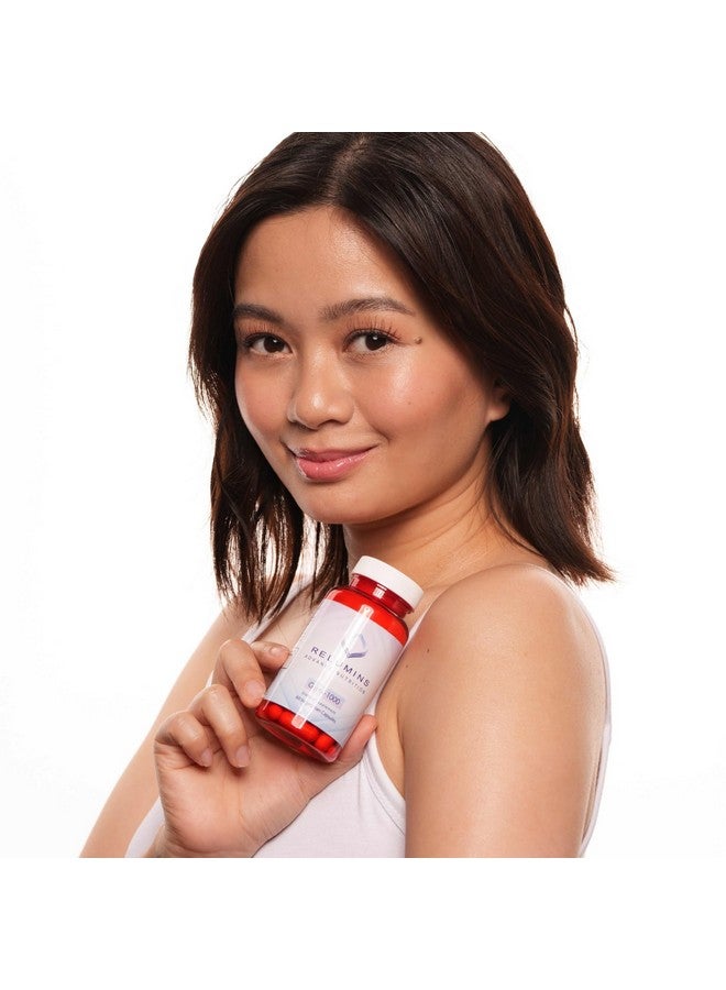 Relumins Advance Nutrition Gluta 1000 - Reduced L-Glutathione, Alpha Lipoic Acid & Rose HIPS - Antioxidant Support for Skin & Overall Wellness - 30 Veg Capsules (15-Day Supply) - Image 2