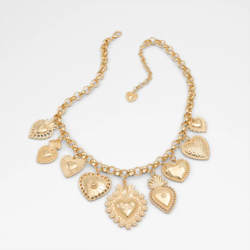 الدو HEARTELLE Gold-Tone Necklace