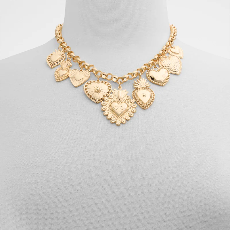 الدو HEARTELLE Gold-Tone Necklace