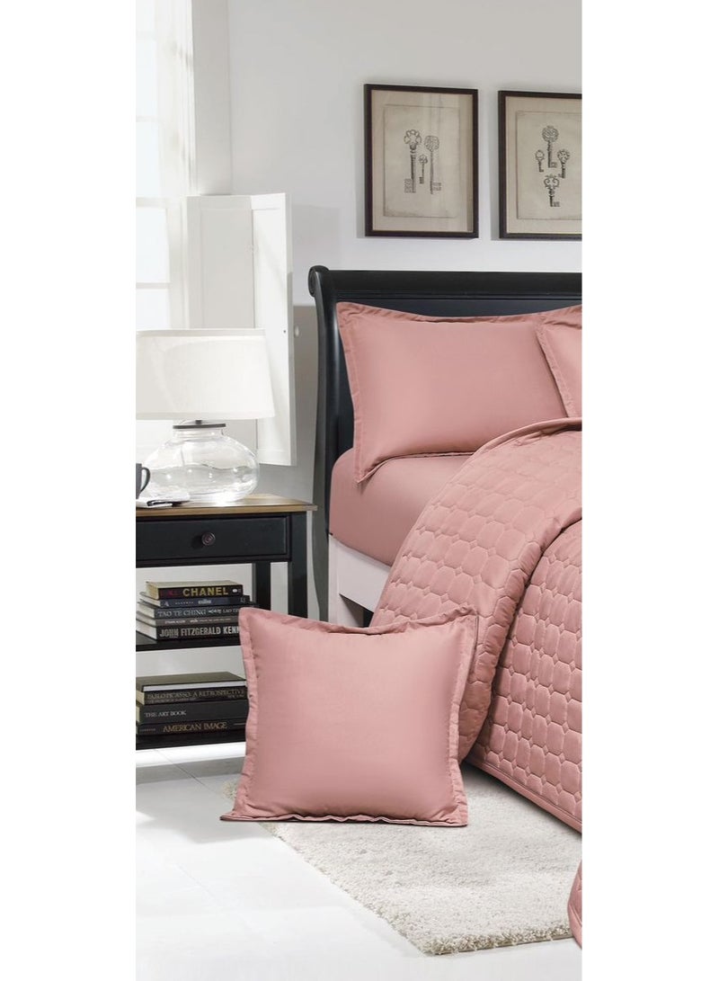 MingLi Double summer bedspread set made of microfiber fabric. Includes: 1 quilt (230*250cm), 1 fitted sheet (200*200cm), 2 pillowcases (50*80cm), 2 cushion covers (50*50cm) - Image 2