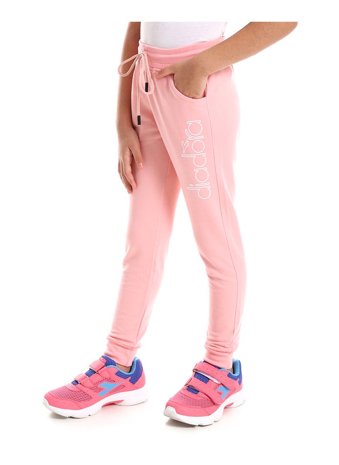 DIADORA - Printed Girls Cotton Sweatpant - Image 1