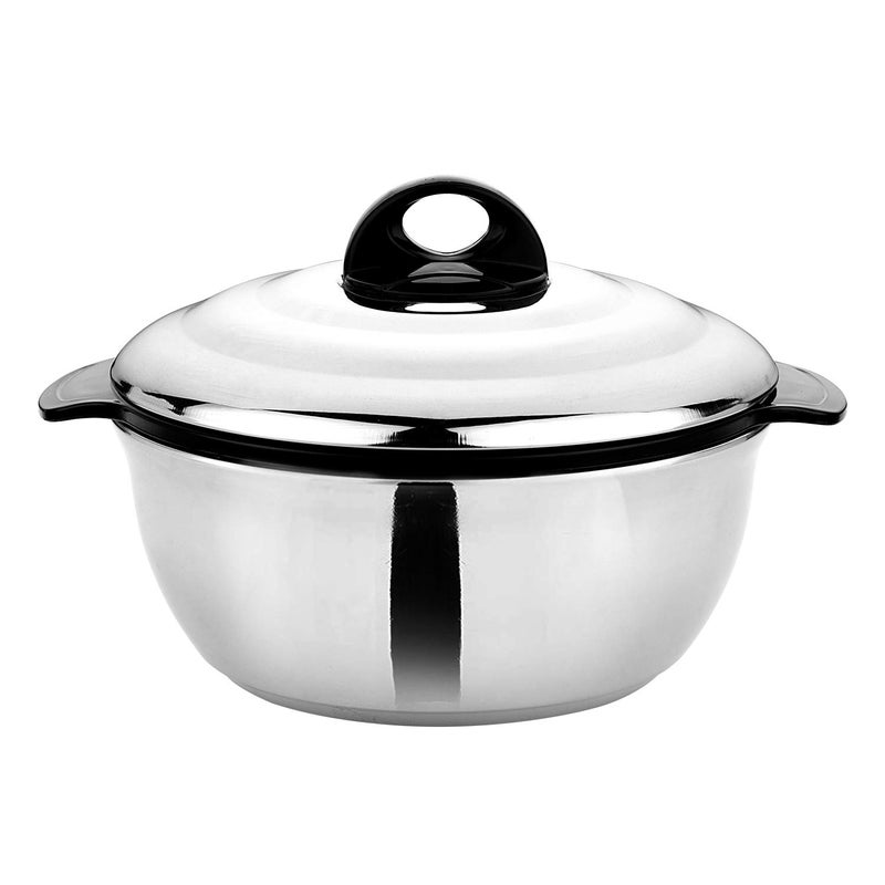 ASIAN Plastowares - Bright Star Galaxy Stainless Steel Casserole with Lid for Kitchen 1200 ml | Ideal for Serving, Gifts for Diwali & Housewarming | Hot Box for Roti & Chapati | Casserole for Kitchen - Image 5