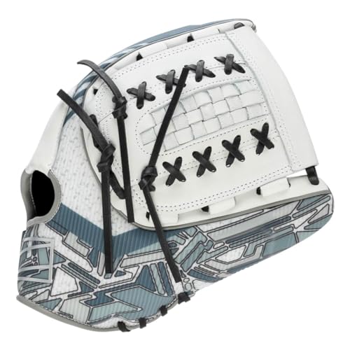 Rawlings | REV1X Fastpitch Softball Glove | Right Hand Throw | 12.25" - X-Laced Basket Web | White - Image 4